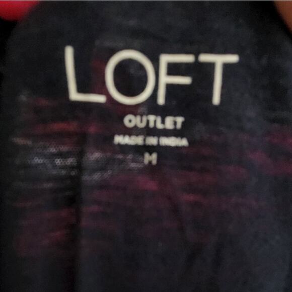 LOFT BEADED front super soft 100% cotton shirt size medium - Picture 8 of 9